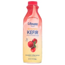 LIFEWAY: Low Fat Cranberry Creme Brulee Kefir, 32 oz
