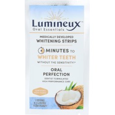 LUMINEUX: Single Use Teeth Whitening Strips, 3.2 oz
