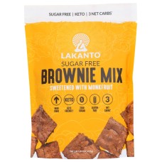 LAKANTO: Sugar Free Brownie Mix, 9.7 oz