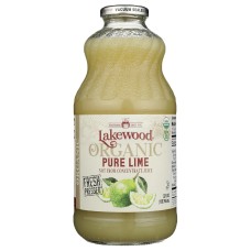 LAKEWOOD: Organic Pure Lime Juice, 32 fo