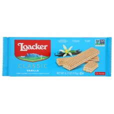 LOACKER: Classic Vanilla Wafer, 6.17 oz