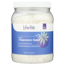 LIFE FLO: Pure Magnesium Flakes, 44 oz