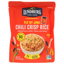LUNDBERG: Fly By Jing Chili Crisp Rice, 8 oz