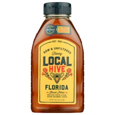 LOCAL HIVE: Florida Raw and Unfiltered Honey, 16 oz