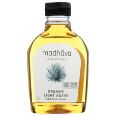 MADHAVA: Organic Light Agave, 17 oz