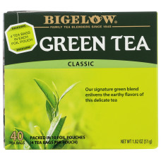 BIGELOW: Green Tea 40Bg, 1.82 oz