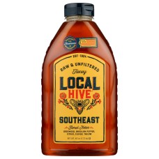 LOCAL HIVE: Southeast Raw and Unfiltered Honey, 40 oz