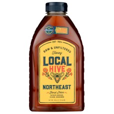 LOCAL HIVE: Northeast Raw and Unfiltered Honey, 40 oz