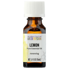 AURA CACIA: Lemon Essential Oil, 0.5 oz