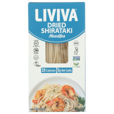 LIVIVA: Dried Shirataki Noodles, 4.23 oz