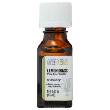 AURA CACIA: Lemongrass Essential Oil, 0.5 oz AURA CACIA: Lemongrass Essential Oil, 0.5 oz