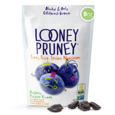 LOONEY PRUNEY: Organic Pitted Prunes, 9 oz