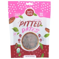 LETS DATE: Pitted Dates, 8 oz