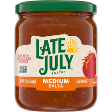 LATE JULY: Medium Salsa, 15.5 oz LATE JULY: Medium Salsa, 15.5 oz