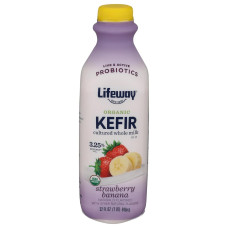 LIFEWAY: Organic Whole Milk Kefir Strawberry Banana, 32 fo LIFEWAY: Organic Whole Milk Kefir Strawberry Banana, 32 fo