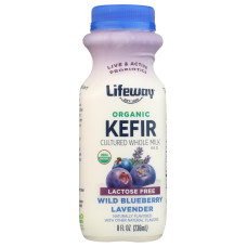 LIFEWAY: Organic Whole Milk Kefir Wild Blueberry Lavender, 8 fo LIFEWAY: Organic Whole Milk Kefir Wild Blueberry Lavender, 8 fo