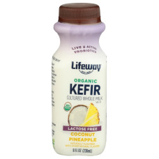 LIFEWAY: Organic Whole Milk Kefir Coconut Pineapple, 8 fo LIFEWAY: Organic Whole Milk Kefir Coconut Pineapple, 8 fo