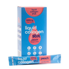 LIQUID COLLAGEN STIX: Peach Collagen Liquid 14 Packets, 7.98 fo LIQUID COLLAGEN STIX: Peach Collagen Liquid 14 Packets, 7.98 fo
