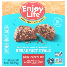 ENJOY LIFE: Breakfast Ovals Dark Chocolate, 8.8 oz