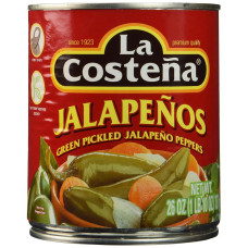 LA COSTENA: Whole Jalapeno Peppers, 26 oz LA COSTENA: Whole Jalapeno Peppers, 26 oz