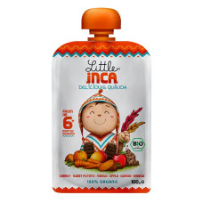 LITTLE INCA: Quinoa Happy Orange Baby Food, 3.5 oz LITTLE INCA: Quinoa Happy Orange Baby Food, 3.5 oz
