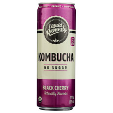 LIQUID REMEDY: Black Cherry Kombucha, 12 fo LIQUID REMEDY: Black Cherry Kombucha, 12 fo