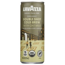 LAVAZZA: Double Shot Cold Brew Coffee, 8 fo