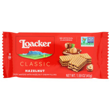 LOACKER: Classic Hazelnut Wafer, 1.59 oz LOACKER: Classic Hazelnut Wafer, 1.59 oz