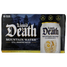 LIQUID DEATH: Mountain Still Water 6 Count, 72 fo LIQUID DEATH: Mountain Still Water 6 Count, 72 fo