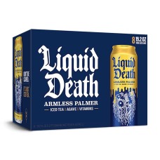 LIQUID DEATH: Armless Palmer Iced Tea 8pk, 153.6 fo