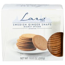 LARS OWN: Swedish Ginger Snaps Box, 10.6 oz