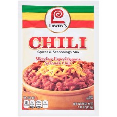 LAWRYS: Chili and Spices Seasoning Mix, 1.48 oz