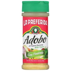LA PREFERIDA: Adobo with Pepper Seasoning, 8 oz