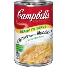CAMPBELLS: Low Sodium Chicken Noodle Soup, 10.75 oz
