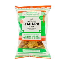 TORTILLERIA LA MILPA DE ROSA: White Corn Tortilla Chips, 10 oz