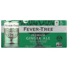 FEVER TREE: Ginger Ale Soda 8Pack, 40.56 fo