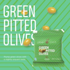 LATROVALIS OLIVE O PACK: Olives Pitted Green, 1.1 oz