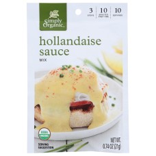 SIMPLY ORGANIC: Sauce Mix Hollandaise Org, 0.74 oz