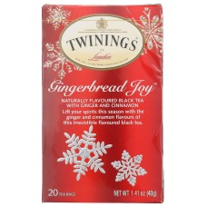 TWINING TEA: Tea Gingerbread Joy 20Ct, 20 bg