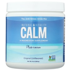 NATURAL VITALITY: Calm Calcium Plain, 8 oz