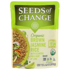 SEEDS OF CHANGE: Rice Jsmn Brw Cilntro Org, 8.5 oz
