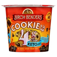 BIRCH BENDERS: Baking Cup Chochip Cookie, 1.76 oz