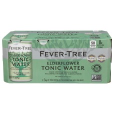 FEVER TREE: Water Tonic Elderflower, 40.56 fo