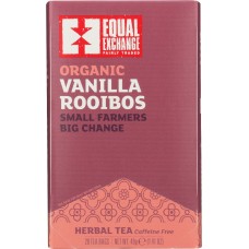 EQUAL EXCHANGE: Tea Vanilla Rooibos Org, 20 bg