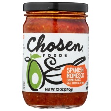CHOSEN FOODS: Sauce Smr Spanish Romesco, 12 oz