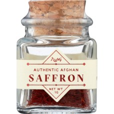 RUMI SPICE: Saffron Threads Glss Jar, 1 gm