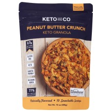 KETO & CO: Granola Peanut Butter, 10 oz