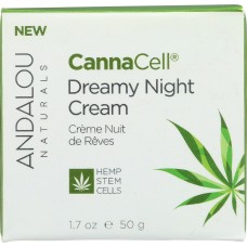 ANDALOU NATURALS: Cream Night Cannacell Drm, 1.7 oz