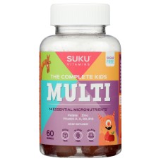SUKU VITAMINS: Kids Multivitamin Gummy, 60 pc