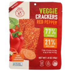 BACK TO BASICS: Crackers Veggie Red Peppr, 1.59 oz
